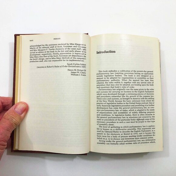 Roberts Rules of Order Newly revised 1970 HB DC Enlarged Edition by S C Robert - Picture 8 of 13
